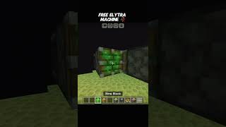 Free Elytra Machine 🥀 #equipou #minecraft #vvxento