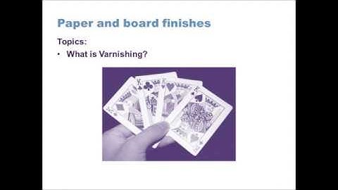 GCSE Design Technology (9-1): Paper and board finishes