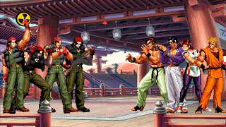 [KOF Mugen] Ralf Jones Team vs Art of Fighting Team