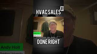 HVAC sales done right! #hvac #hvaclife #andyholt #hvactech #hvacengineer
