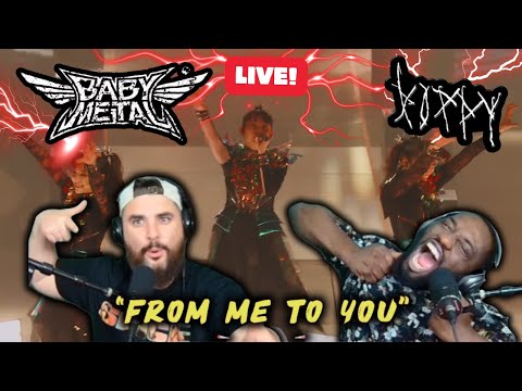 BABYMETAL - from me to u (feat. Poppy) (LIVE FROM THE O2) Reaction