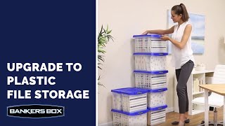 The Benefits of Plastic File Storage-Bankers Box