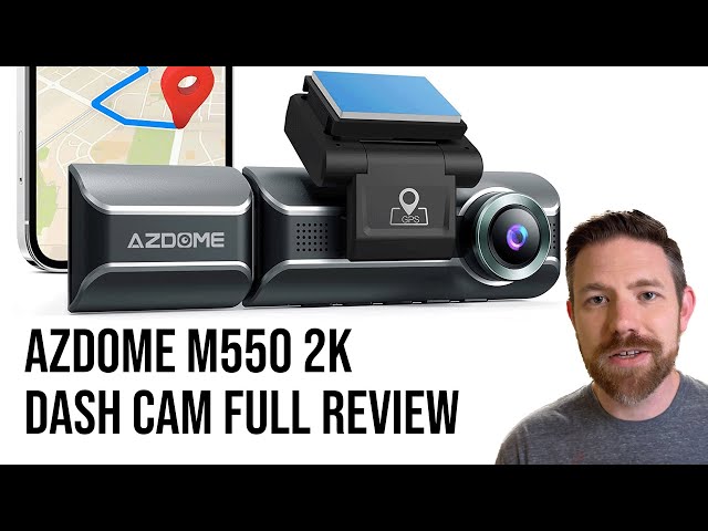 AZDome M550 Dash Cam Full Review (Impressive hardware!) 