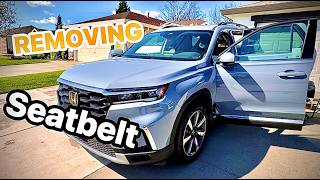 HOW TO REMOVE SEATBELT ON A 2023 - 2026 HONDA PILOT