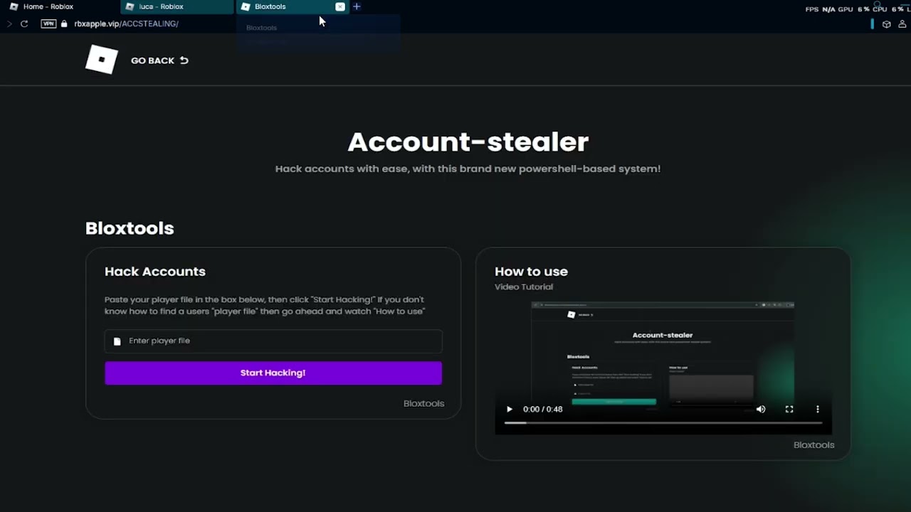 How To Use Auto Har Roblox Account Stealer PC YouTube 