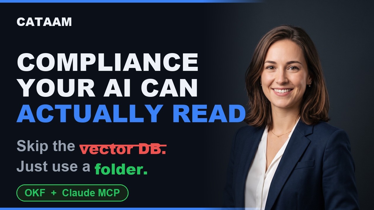 A Folder Beats Your Vector Database — OKF for Compliance & Security