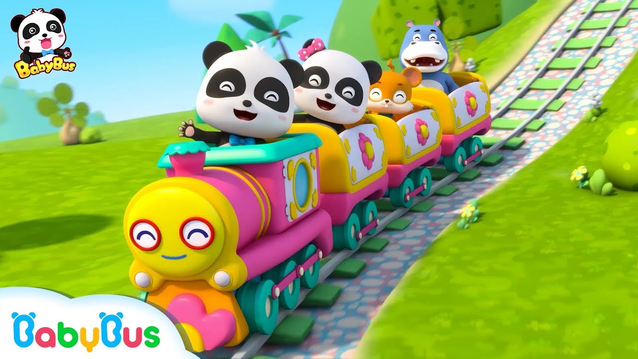 Парк развлечений Малый Поезд | Детская песня | Анимация | Мультфильм | Детский автобус