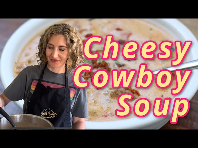 INSTANT POT Cheesy Cowboy Soup Recipe