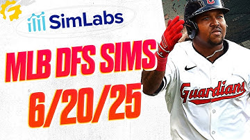 RotoGrinders SimLabs First Look for MLB DFS! (6/20/25)