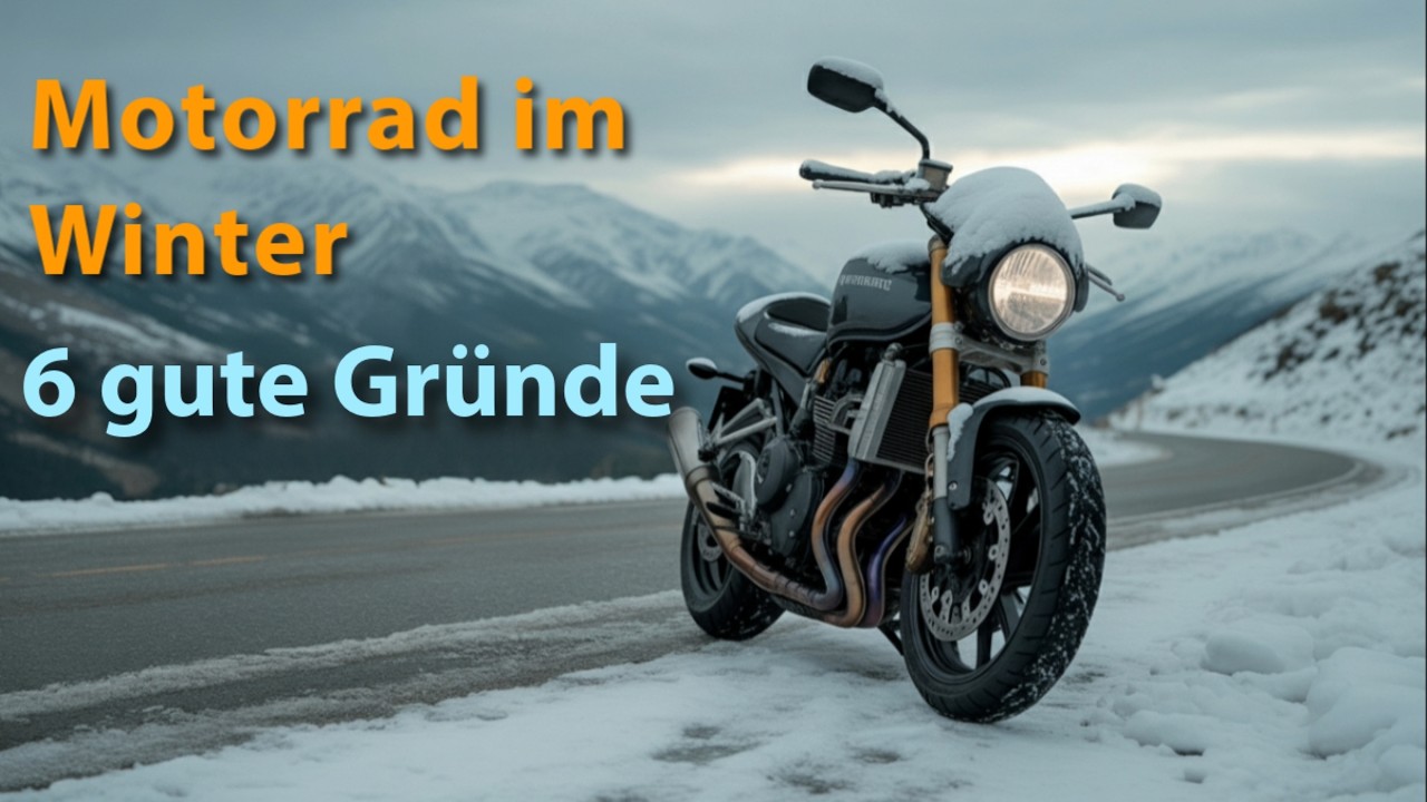 Motorrad fahren im Winter? 6 Gründe, warum ich NICHT einmotte!
