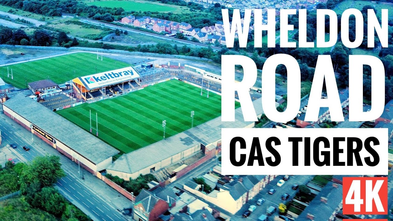 Wheldon Road, and the surrounding area by drone, Castleford YouTube
