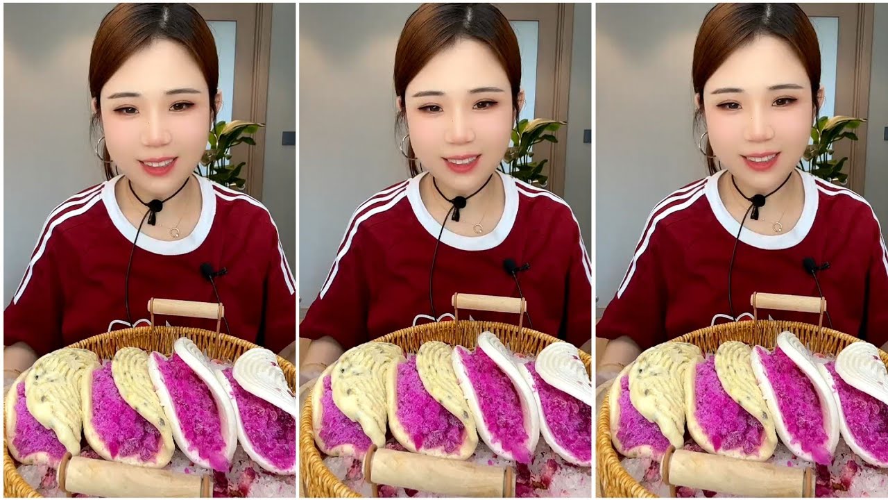 ASMR ICE EATING with MATCHA and MILK POWDER and PASSION FRUIT 