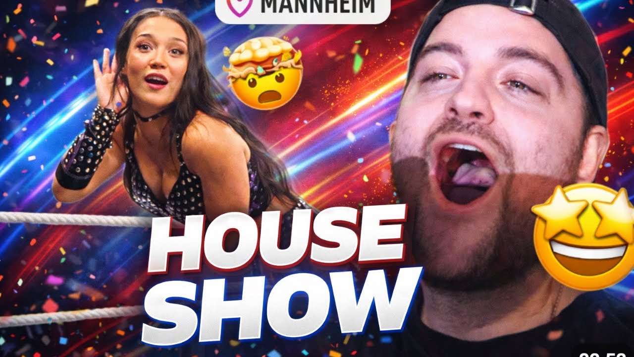 EIN KINDHEITSTRAUM GEHT IN ERFÜLLUNG!🥹❤️ WWE HOUSESHOW MANNHEIM! VLOG!!