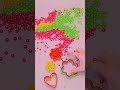 🌸 Smooth Beads Relax Loop | Stress Relief Visual Motion | Colorful Heart  💗 #asmr #stressrelief #zen