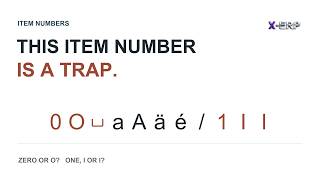 Item Numbers Done Right: Avoid These Costly Mistakes | X-ERP
