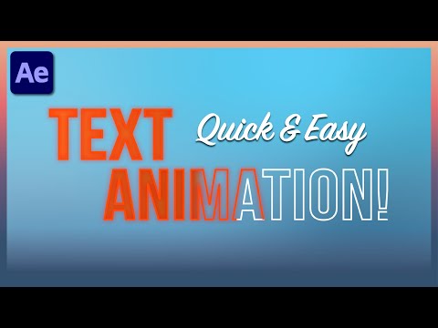 Easy Text Animation with Trim Paths | After Effects Tutorial