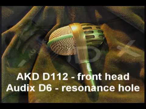 AKG D112 vs Audix D6 vs Stagg D5010 - Bass Drum.avi