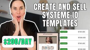 How to Create and Sell Systeme.io Templates in 12 Mins (Make $200 a Day!)