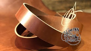 Hermann Oak - Brown Latigo 9-10oz CUSTOM STRAP LENGTHS
