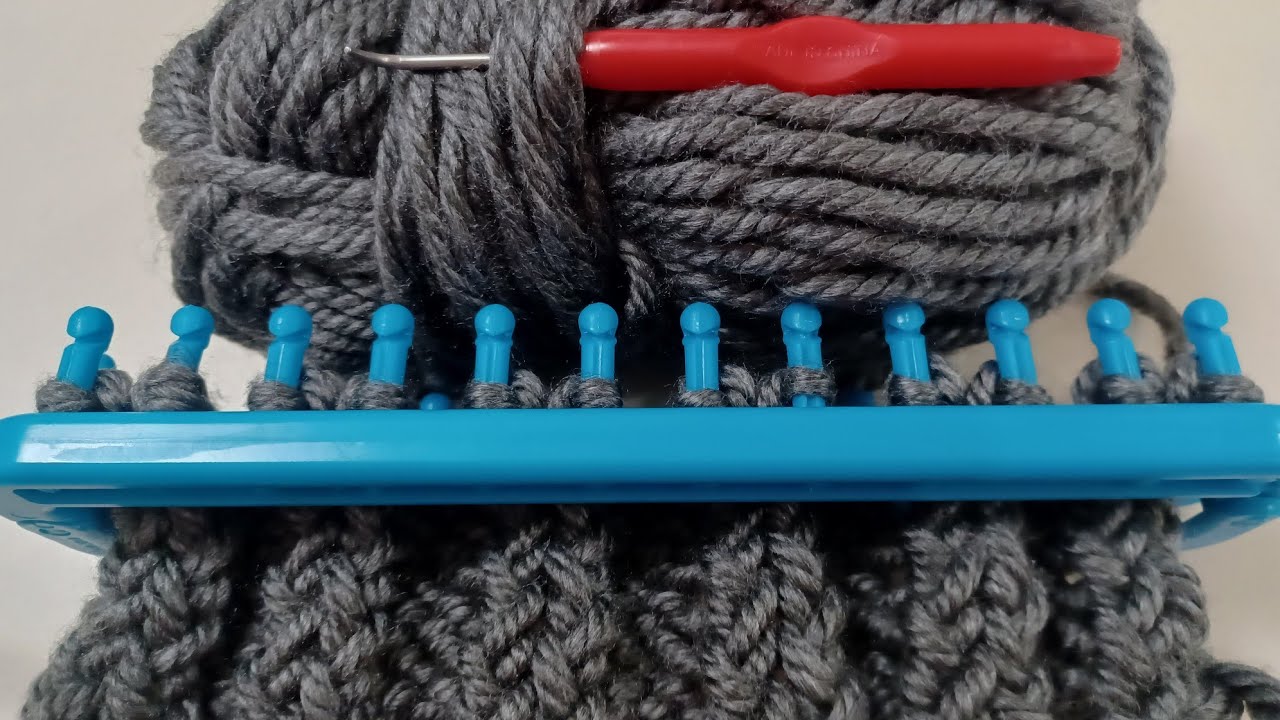 How to Knit Box Stich on a Loom