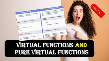 What is the difference between Virtual and Pure Virtual functions in HINDI