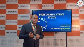 Preformulation Study || Industrial Pharmacy - I || Assoc. Prof. Anupam Sahoo