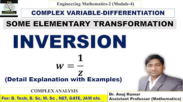 Inversion Transformation | Inversion in Complex Analysis | Example of Inversion | Inversion Example