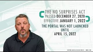No Surprise Billing Act : FAIL