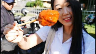 Cewek Korea coba JAJANAN MAHASISWA