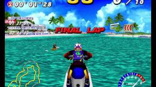 WAVE RUNNER - SEGA Model 2 (HD Advanced Gameplay) Intermediate Course