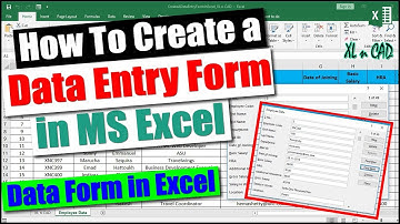 How to create a Data Entry Form in MS Excel (Data Form in Excel)