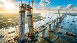 How Vietnam Could Build a 100 Kilometer Sea Crossing Bridge Across the Mekong Delta
