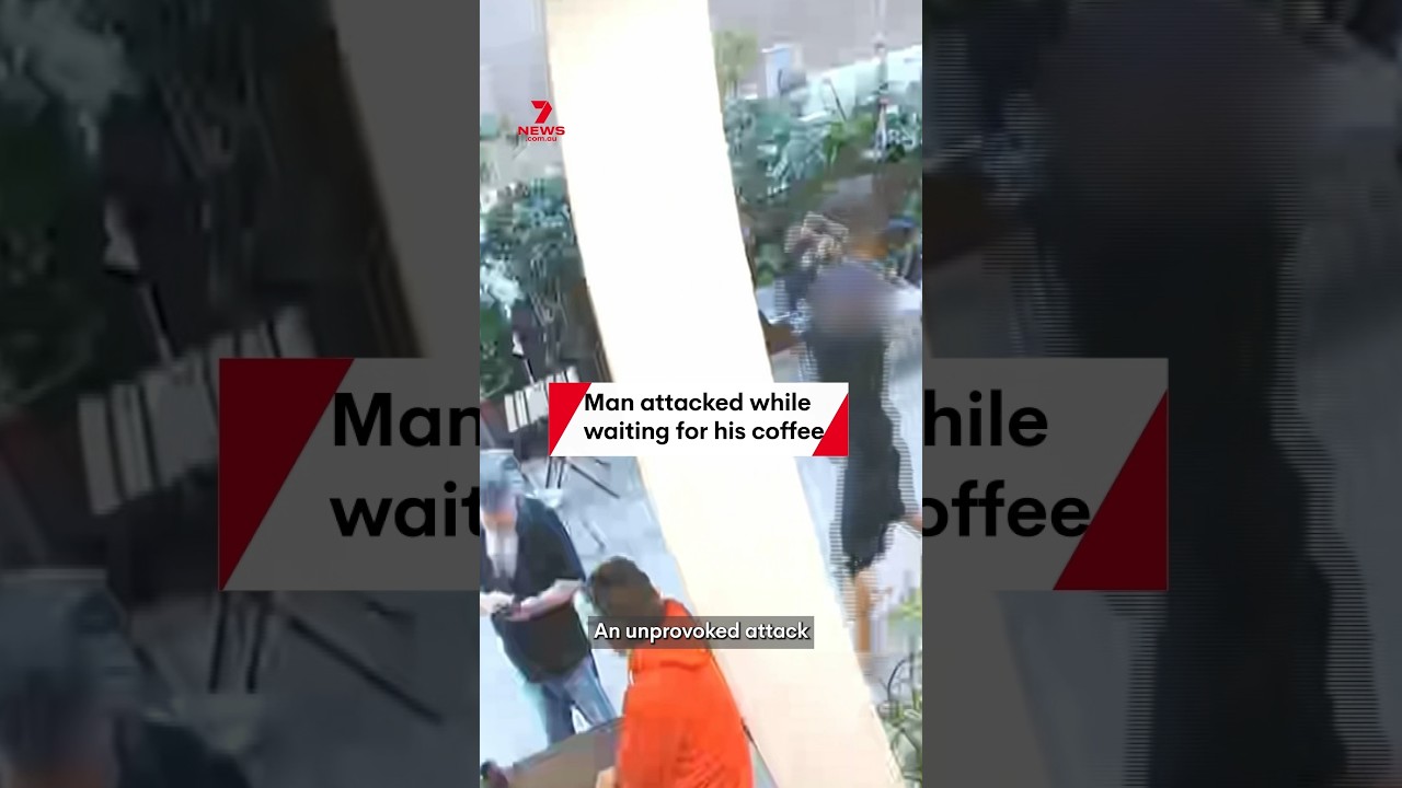 Man attacked while waiting for his coffee