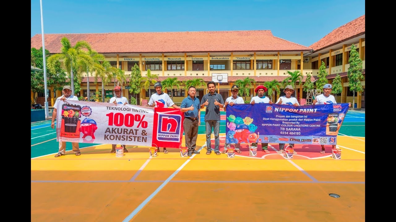 Aplikasi Nippon Sportskote Pada Lapangan Olahraga  Di SMK  