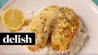 Parmesan Crusted Tilapia | Delish