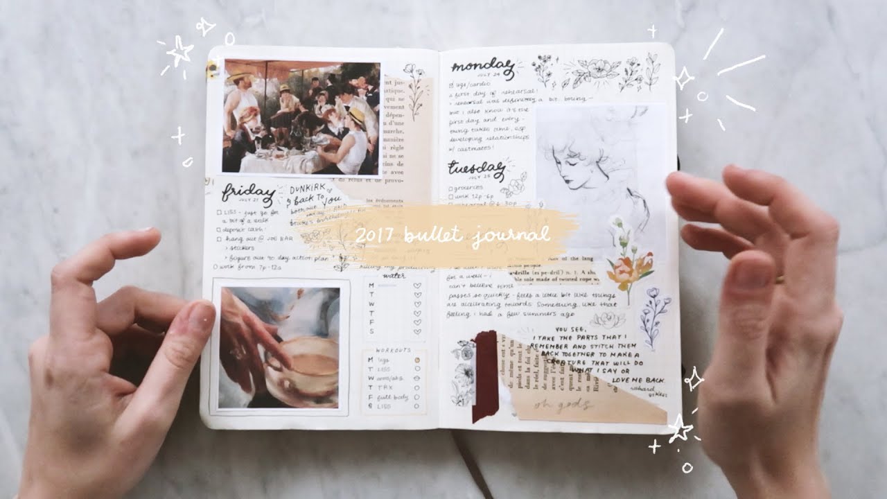 my 2017 bullet journal flip-through // cheyenne barton