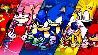 Sonic, Tails, Knuckles, Amy, Eggman: Evolution in Friday Night Funkin'