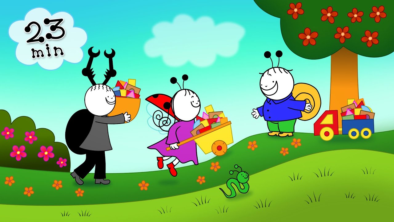 Bobi in Pika - Zgodbe o sreči ▶ 5 celotne epizode | 23 minut