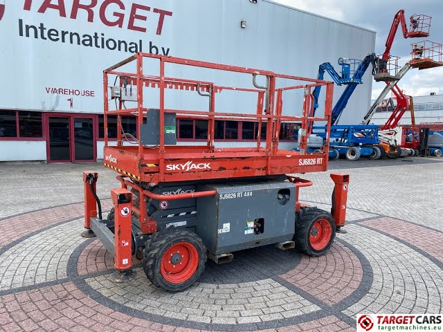 783353 SKYJACK SJ6826 RT SCISSOR 4x4 DIESEL WORK LIFT 992CM 2019