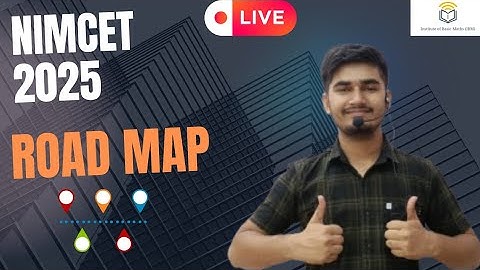 Nimcet 2025 | Roadmap  | Mathematics |  Vijaypal Choudhary