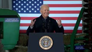 President Biden discusses Bidenomics and rural investments