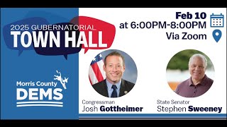 Morris and Sussex County Democrats Town Hall W/Josh Gottheimer