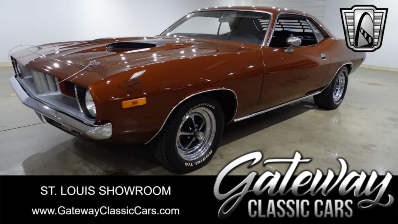 1973 Plymouth Barracuda, Gateway Classic Cars, St Louis #9854