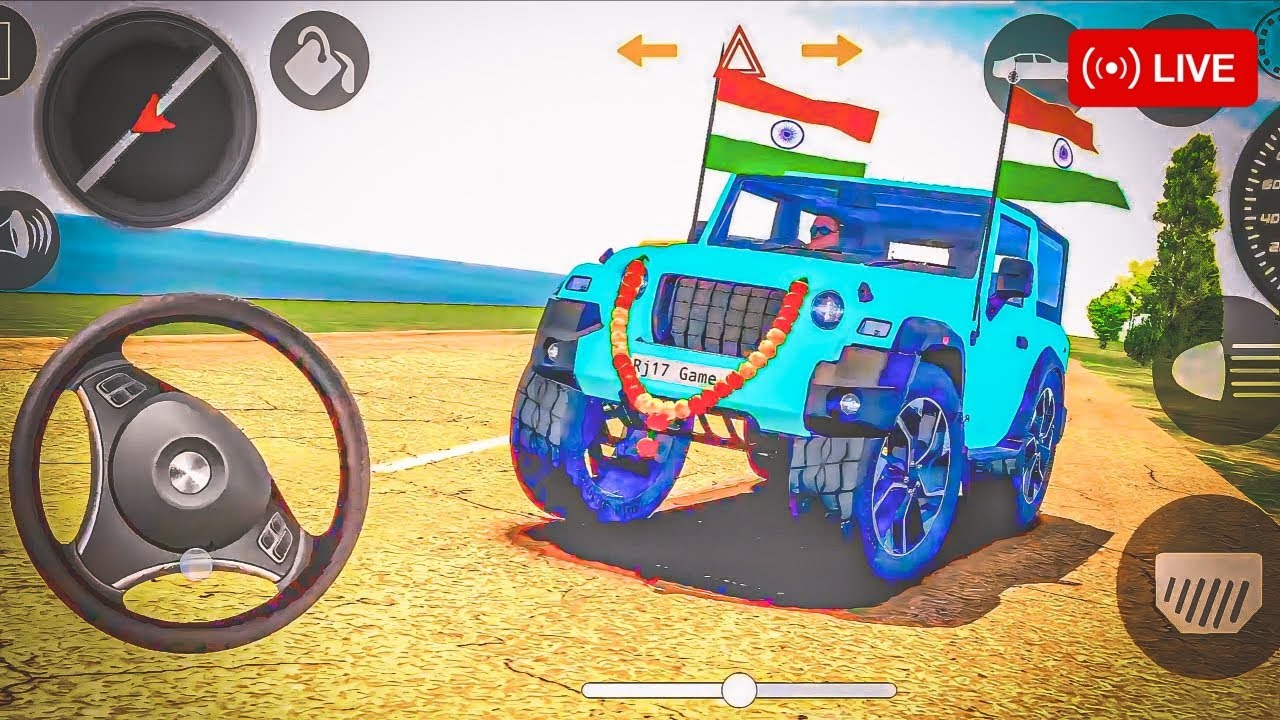 DAY (#21/#100)(200k+Subscribers) Challenge 😱🥵 2026 Indian Modified THAR Game Live #shortsfeed#live