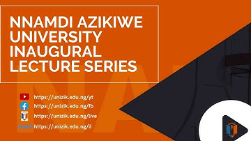 The 61st Inaugural Lecture Series by Prof. Azubuike Josiah Ekpunobi