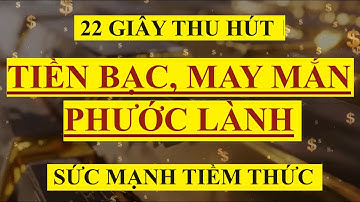 22 Giây Thu Hút Tiền Bạc May Mắn Phước Lành || Sức Mạnh Tiềm Thức Luật Hấp Dẫn