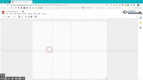 Google Drawings - View Menu