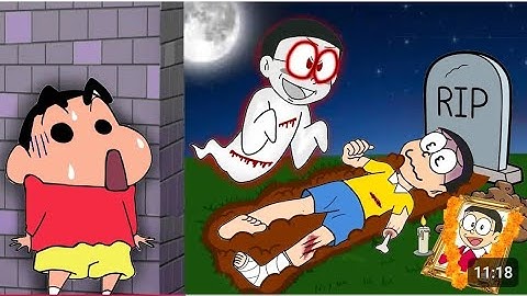 Nobita returns as ghost after death trailer 😰