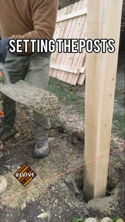 Installing Fence posts