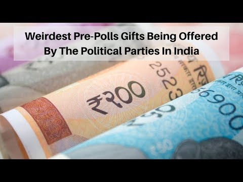 Weirdest Pre-Polls Gifts Being Offered By The Political Parties In India